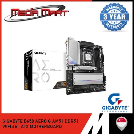 GIGABYTE B650 AERO G AM5 DDR5 ATX MOTHERBOARD