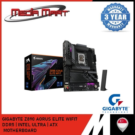 GIGABYTE Z890 AORUS ELITE WIFI 7 LGA 1851 DDR5 ATX MOTHERBOARD