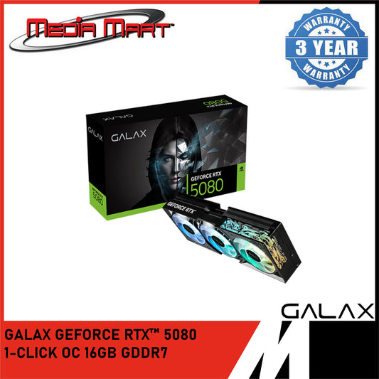 GALAX GEFORCE RTX™ 5080  1-CLICK OC 16GB GDDR7 GRAPHIC CARD