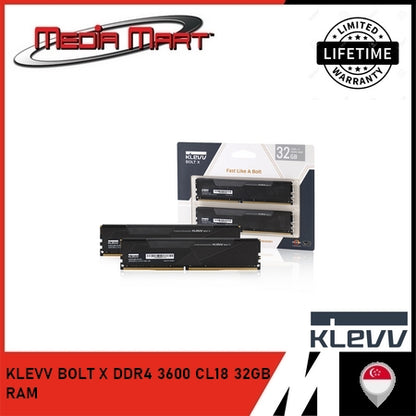 KLEVV BOLT X DDR4 3600 CL18 32GB RAM