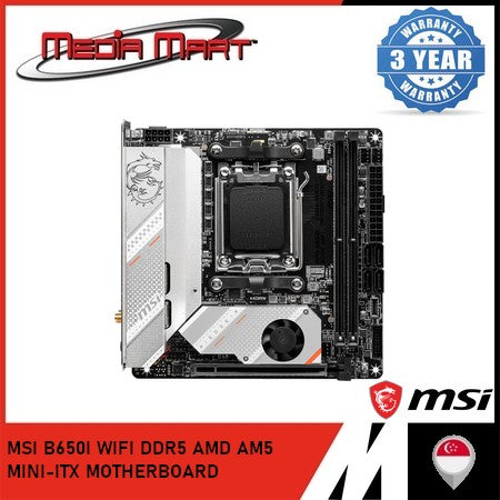 MSI B650I EDGE WIFI DDR5 AMD AM5 MINI-ITX MOTHERBOARD
