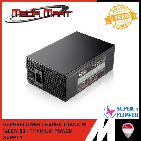 SUPERFLOWER LEADEX TITANIUM 1600W POWER SUPPLY