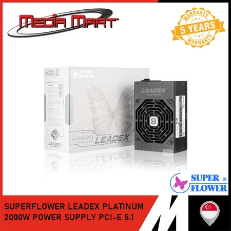 SUPERFLOWER LEADEX PLATINUM 2000W POWER SUPPLY PCI-E 5.1