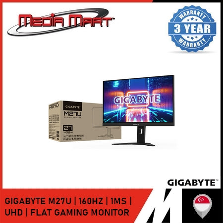 GIGABYTE M27U | 160HZ | 1MS | UHD | FLAT GAMING MONITOR