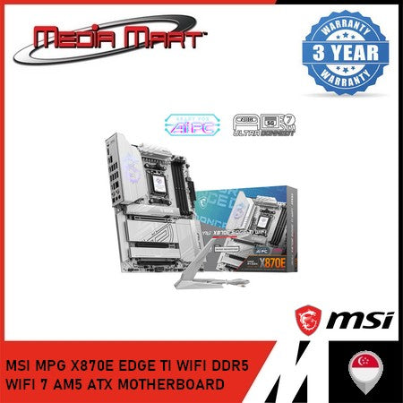 MSI MPG X870E EDGE TI WIFI DDR5 WIFI 7 AM5 ATX MOTHERBOARD