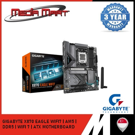 GIGABYTE X870 EAGLE WIFI7 DDR5 AMD AM5 ATX MOTHERBOARD