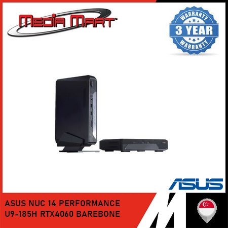 ASUS NUC 14 PERFORMANCE | ULTRA 9  | RTX 4060 | BAREBONE