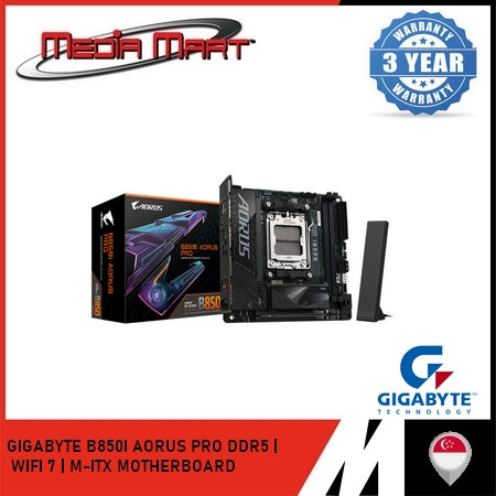 GIGABYTE B850I AORUS PRO AM5 DDR5 MINI-ITX MOTHERBOARD
