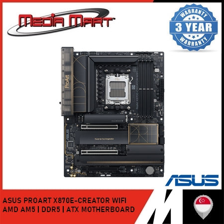 ASUS PROART X870E-CREATOR WIFI AMD AM5 | DDR5 | ATX MOTHERBOARD