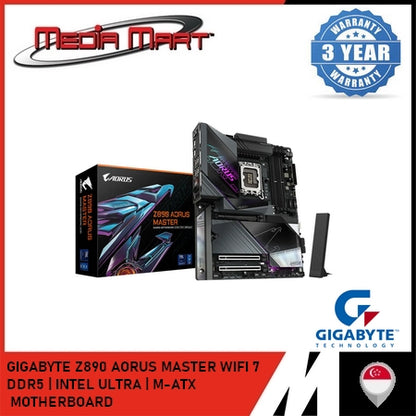 GIGABYTE Z890 AORUS MASTER WIFI 7 LGA1851 DDR5 ATX MOTHERBOARD