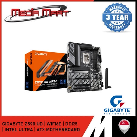 GIGABYTE Z890 UD WIFI 6E LGA 1851 DDR5 ATX MOTHERBOARD