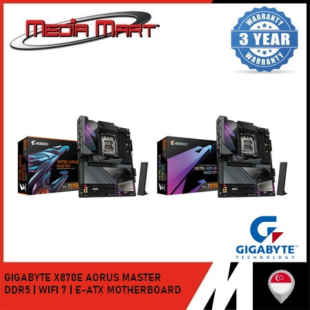 GIGABYTE X870E AORUS MASTER WIFI AMD AM5 ATX MOTHERBOARD