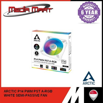 ARCTIC P14 P12 F14 P8 - MAX / PST PWM / SLIM /ARGB | BLACK/WHITE PRESSURE OPTIMISED AIRFLOW CASE FAN