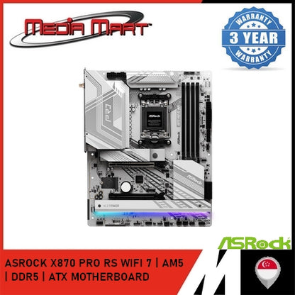 ASROCK X870 PRO RS WIFI 7 | AM5  | DDR5 | ATX MOTHERBOARD