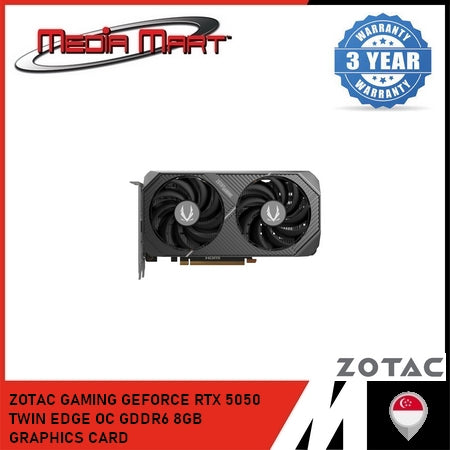 ZOTAC GAMING GEFORCE RTX 5050 TWIN EDGE OC GDDR6 8GB GRAPHICS CARD