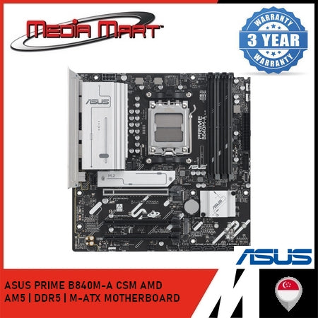 ASUS PRIME B840M-A CSM AMD AM5 | DDR5 | M-ATX MOTHERBOARD