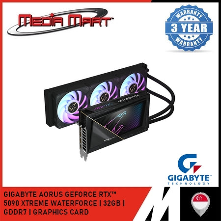 GIGABYTE AORUS GEFORCE RTX™ 5090 XTREME WATERFORCE 32G GRAPHICS CARD
