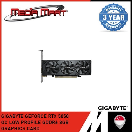 GIGABYTE GEFORCE RTX 5050 OC LOW PROFILE GDDR6 8GB GRAPHICS CARD