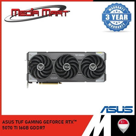 ASUS TUF GAMING GEFORCE RTX 5070TI 16GB GDDR7 OC EDITION GRAPHIC CARD