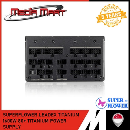 SUPERFLOWER LEADEX TITANIUM 1600W POWER SUPPLY