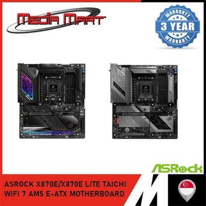 ASROCK X870E/X870E LITE TAICHI WIFI 7 AM5 E-ATX MOTHERBOARD