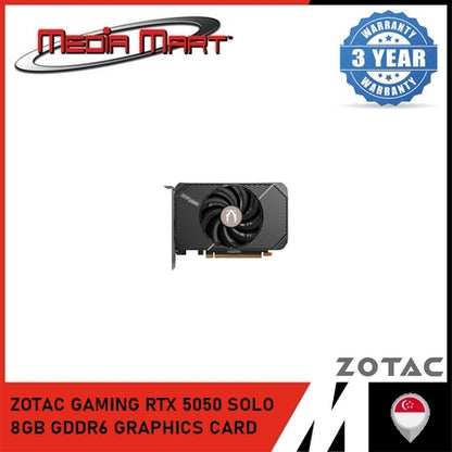 ZOTAC GAMING RTX 5050 SOLO 8GB GDDR6 GRAPHICS CARD