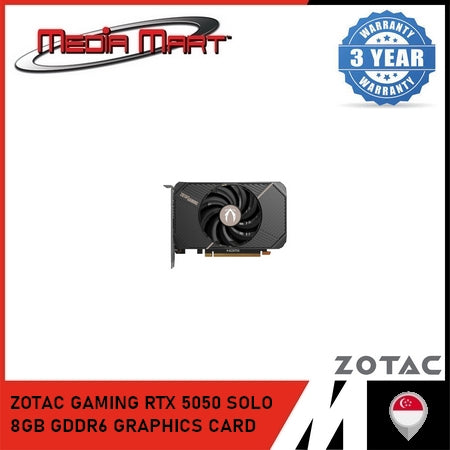 ZOTAC GAMING RTX 5050 SOLO 8GB GDDR6 GRAPHICS CARD