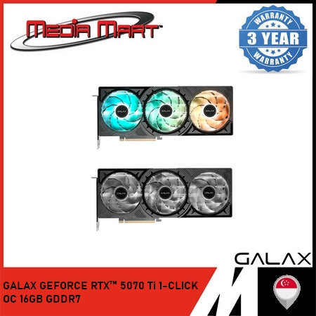 GALAX RTX 5070Ti 1-CLICK OC 16GB GDDR7 GRAPHIC CARD