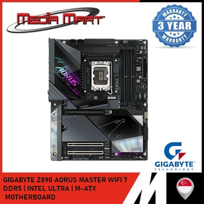 GIGABYTE Z890 AORUS MASTER WIFI 7 LGA1851 DDR5 ATX MOTHERBOARD