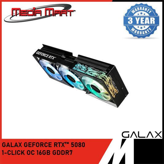 GALAX GEFORCE RTX™ 5080  1-CLICK OC 16GB GDDR7 GRAPHIC CARD