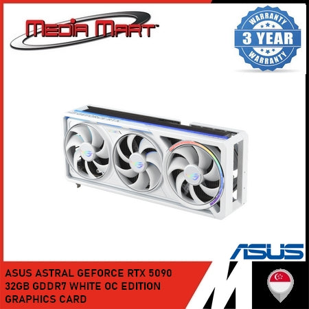 ASUS ROG ASTRAL GEFORCE RTX 5090 32GB GDDR7 WHITE OC EDITION GRAPHICS CARD