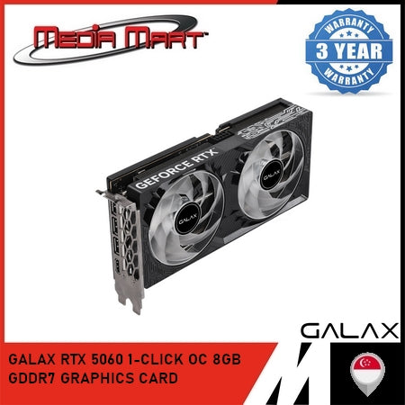GALAX RTX 5060 1-CLICK OC 8GB GDDR7 GRAPHICS CARD