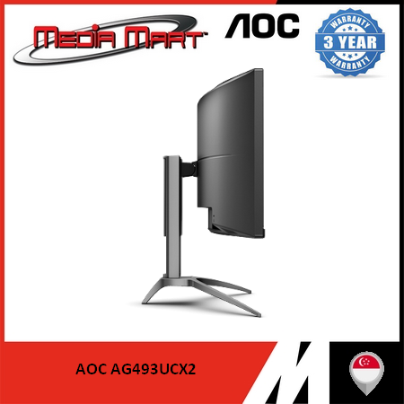 AOC AG493UCX2 49" DQHA VA CURVE SUPERWIDE 165HZ GAMING MONITOR