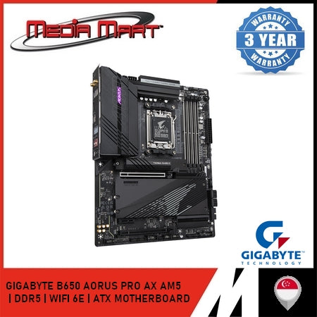 GIGABYTE B650 AORUS PRO AX AM5 DDR5 ATX MOTHERBOARD