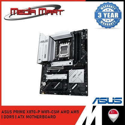 ASUS PRIME X870-P WIFI-CSM AMD AM5 | DDR5 | ATX MOTHERBOARD