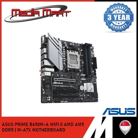 ASUS PRIME B650M-A WIFI II AMD AM5 | DDR5 | M-ATX MOTHERBOARD