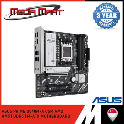 ASUS PRIME B840M-A CSM AMD AM5 | DDR5 | M-ATX MOTHERBOARD