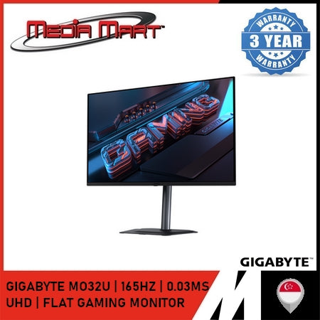 GIGABYTE MO32U | 165HZ | 0.03MS | UHD| OLED | FLAT GAMING MONITOR