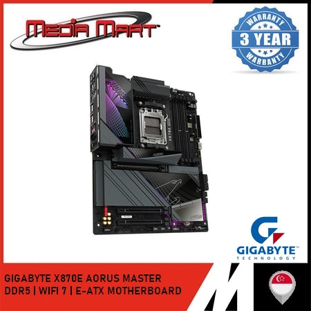 GIGABYTE X870E AORUS MASTER WIFI AMD AM5 ATX MOTHERBOARD