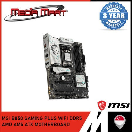 MSI B850 GAMING PLUS WIFI DDR5 AMD AM5 ATX MOTHHERBOARD