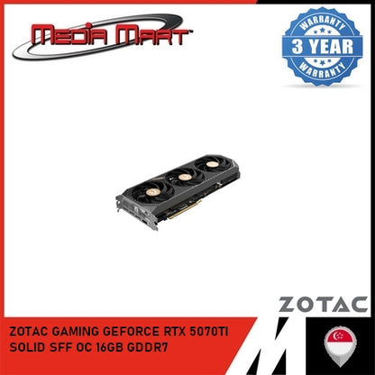 ZOTAC GAMING RTX 5070 Ti SOLID SFF OC 16GB GRAPHIC CARD