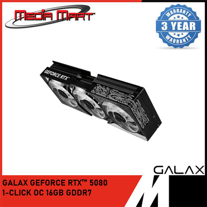 GALAX GEFORCE RTX™ 5080  1-CLICK OC 16GB GDDR7 GRAPHIC CARD