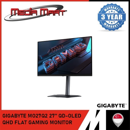 GIGABYTE MO27Q2 27" QD-OLED QHD FLAT GAMING MONITOR