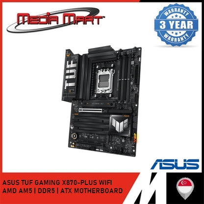 ASUS TUF GAMING X870-PLUS WIFI AMD AM5 | DDR5 | ATX MOTHERBOARD