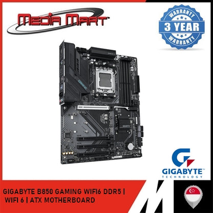 GIGABYTE B850 GAMING WIFI 6 AM5 DDR5 ATX MOTHERBOARD