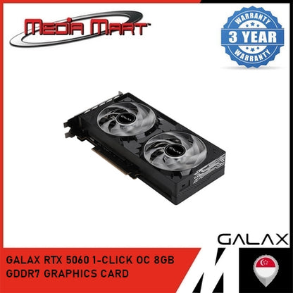 GALAX RTX 5060 1-CLICK OC 8GB GDDR7 GRAPHICS CARD