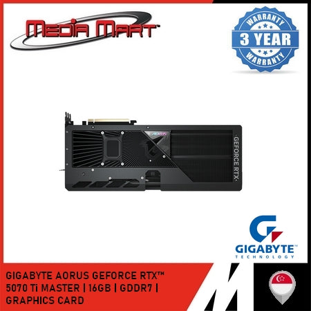 GIGABYTE AORUS GEFORCE RTX™ 5070 TI MASTER 16GB GRAPHICS CARD