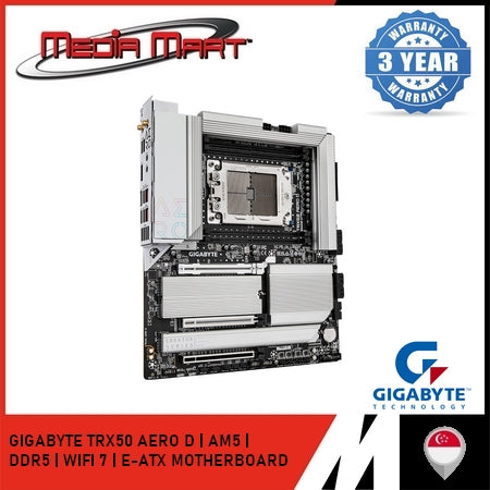 GIGABYTE TRX50 AERO D AM5 | DDR5 | WIFI 7 | E-ATX | MOTHERBOARD