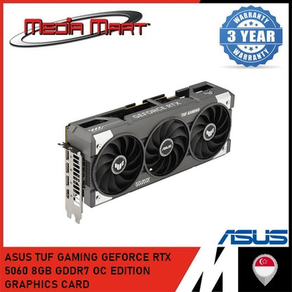 ASUS TUF GAMING GEFORCE RTX 5060 8GB GDDR7 OC EDITION GRAPHICS CARD