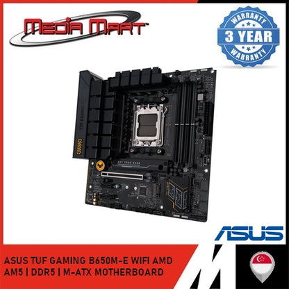 ASUS TUF GAMING B650M-E WIFI AMD AM5 | DDR5 | M-ATX MOTHERBOARD